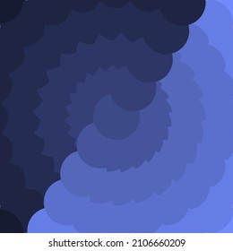blue vector illustration with circles