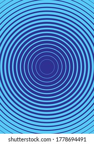 Blue vector illustration which consist of circles