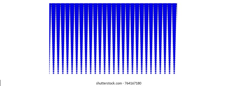 Blue vector illustration which consist of circles. Dotted gradient design for your business. Creative geometric background in halftone style with colored spots.