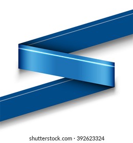 Blue vector infographics design isolated on the white without sample texts. Banner for web design, flyers or design elements. Infographic ribbons.