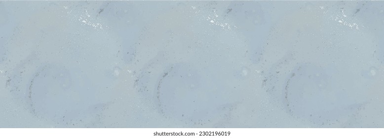 Blue Vector Ink Marble. Shiny Alcohol Ink Repeat. White Watercolor Canvas. Gold Marble Background. Vector Elegant Watercolor. Foil Abstract Watercolor. Foil Art Paint. Modern Seamless Ink Painting