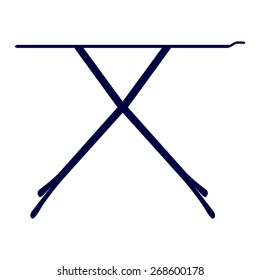 Blue Vector ironing board