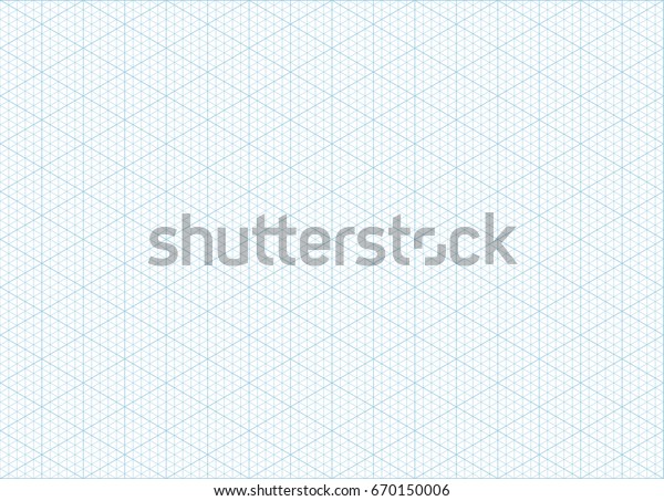 Blue vector isometric grid\
graph paper with plotting triangular and hexagonal ruler guide line\
grid accented every 5 steps. A4 landscape oriented\
background