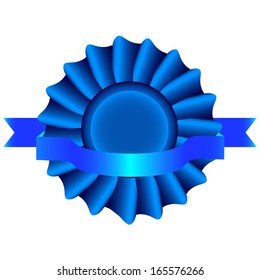 Blue Vector Label
