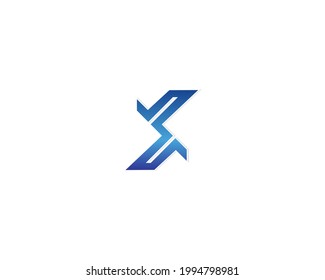 blue vector and line concept for universal logo design icon