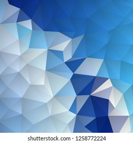  BLUE vector low poly texture. Geometric illustration in Origami style with gradient. The best triangular design for your business