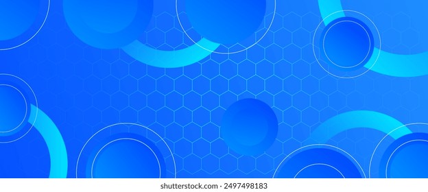 Blue vector minimalist simple abstract geometric background