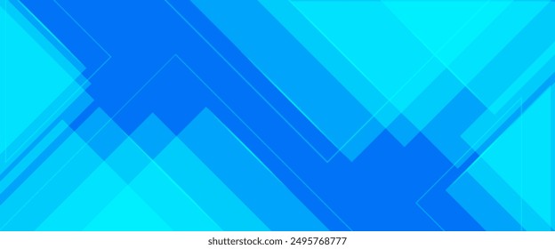 Fondo abstracto moderno del Vector azul con las Formas