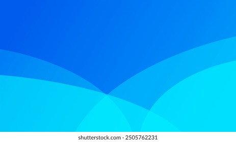 Blue vector modern abstract background with shapes