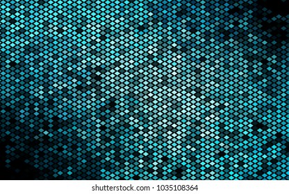 BLUE vector modern geometrical background. Abstract template. Geometric pattern in square style with gradient.