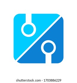 blue vector vector of modern technology for company logo design