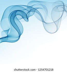 
Blue vector modern wave
