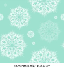 Blue vector ornament