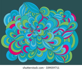 blue vector pattern