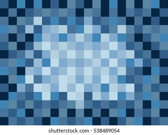 blue vector pattern background with squares