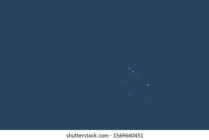 Blue vector pattern with christmas stars. Modern geometrical abstract illustration with stars. The template can be used as a background.