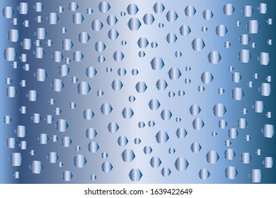 blue vector pattern with colorful shapes. Decorative design with shapes in simple style it looks like Water drops

