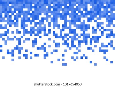 Blue vector pixel background