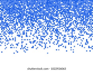 Blue vector pixel background