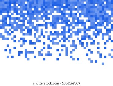 Blue vector pixel background