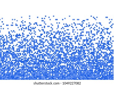 Blue vector pixel background