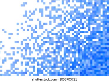 Blue vector pixel background