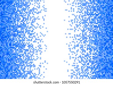 Blue vector pixel background