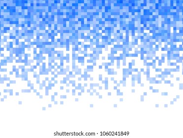 Blue vector pixel background