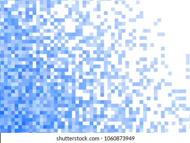 Blue vector pixel background