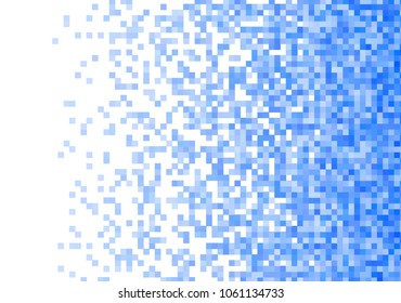 Blue vector pixel background