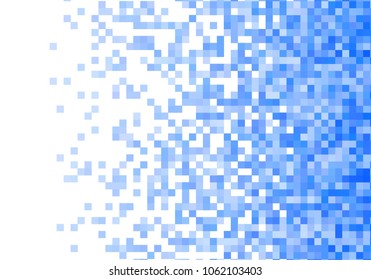 Blue vector pixel background
