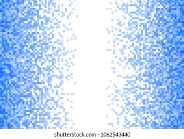 Blue vector pixel background