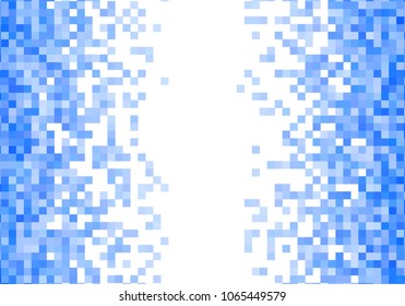 Blue vector pixel background