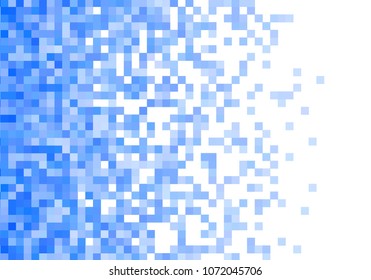 Blue vector pixel background