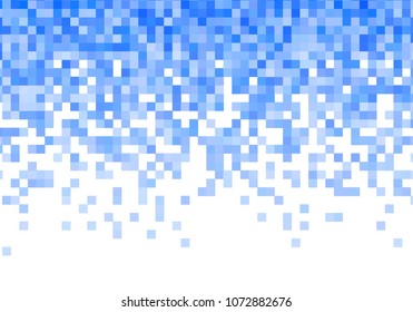 Blue vector pixel background