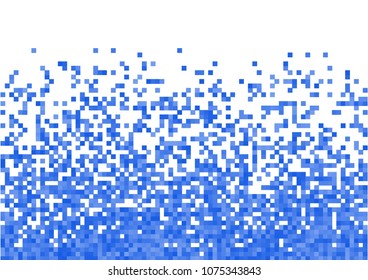 Blue vector pixel background