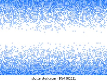 Blue vector pixel-look background