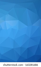 Blue vector polygonal background. Eps 10. 