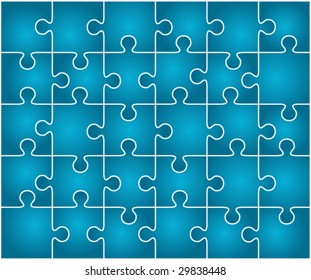 Blue vector puzzle