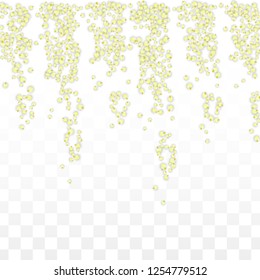 Blue Vector Realistic Blue Petals Falling on Transparent Background.  Spring Romantic Flowers Illustration. Flying Petals. Sakura Spa Design. Blossom Confetti. Design Elements for  Mother's Day.