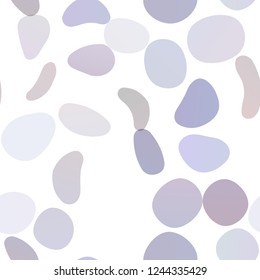 Blue vector seamless cover with circles. Colorful illustration with blurred circles in nature style. Pattern for design of window blinds, curtains.