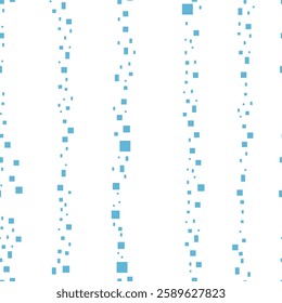 Blue vector seamless texture in rectangular style. Glitter abstract illustration with rectangular shapes. Pattern can be used for websites.