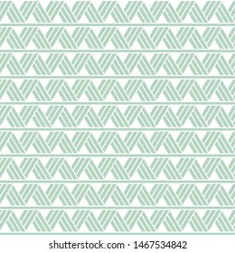 Blue vector seamless triangles rhombus pattern ornament maori, ethnic, japan, boho style. Geometric background
