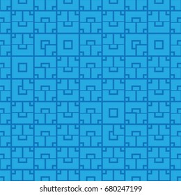 Blue Vector Square Pattern