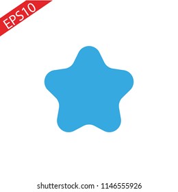 Blue vector star.eps 10.
