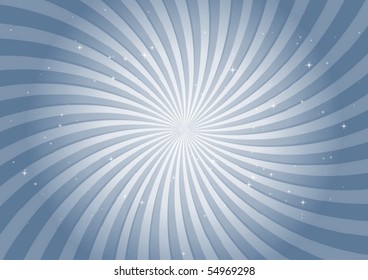 Blue vector swirl illustration
