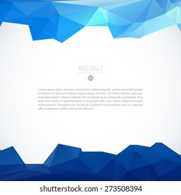 blue vector template for portable clever telephone brochure ad or web site water abstraction scene contract blue luxurious print refreshing concept decorative original flag drip futuristic illustratio