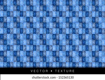 blue vector texture - small squares