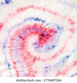 Blue Vector Tie Dye. Hippie Spiral Swirl. Red Flag Background. Circle Abstract Stripe. Traditional Dyed Hippie Shirt. Dirty Red Tie Die. Spiral Dyed Print. Spiral White Hippie. Spiral Old Background