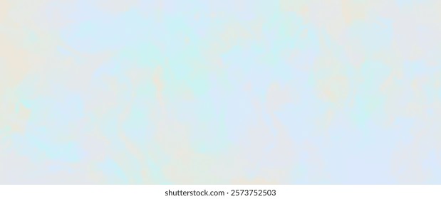 Blue vector watercolor art background with white clouds and blue sky. Hand drawn vector texture. Heaven. Watercolour banner. Abstract template for flyers, cards, poster, cover or design interior.